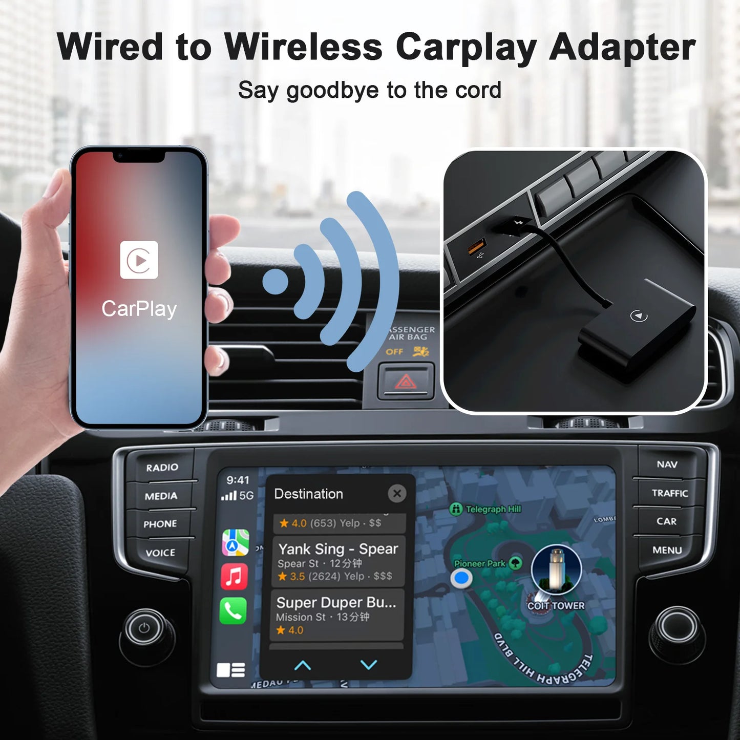 S&RWirelessLink: Transform Your Car with Seamless CarPlay Adapter